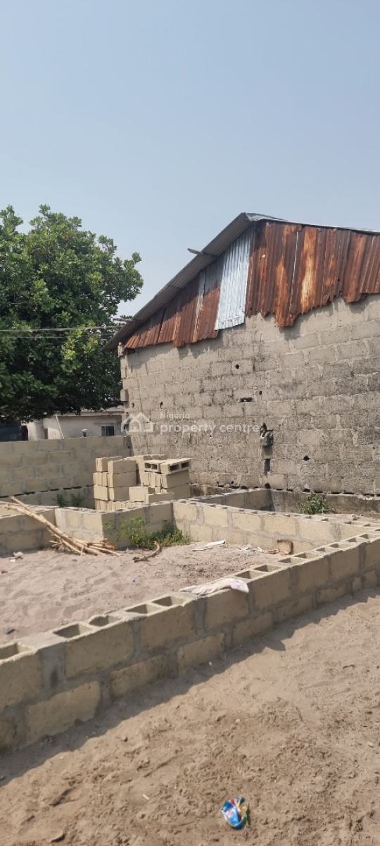 2 Units of a Roomself Contain with 2 Units of Uncompleted Mini Flat, Okun-ajah, Ajah, Lagos, Block of Flats for Sale