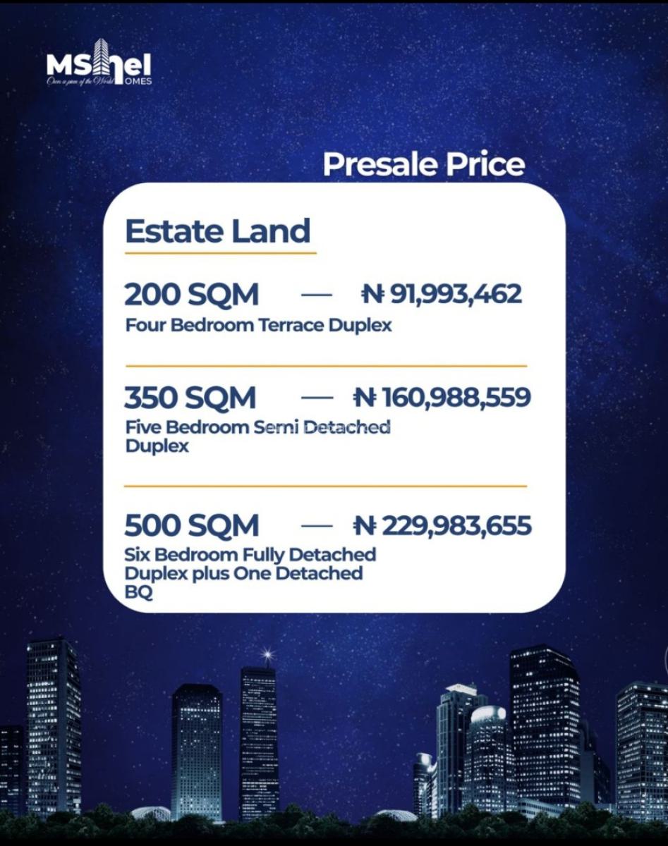 6 Bedroom Duplex Fully Detached Duplex Bq, Wuye, Abuja, Residential Land for Sale