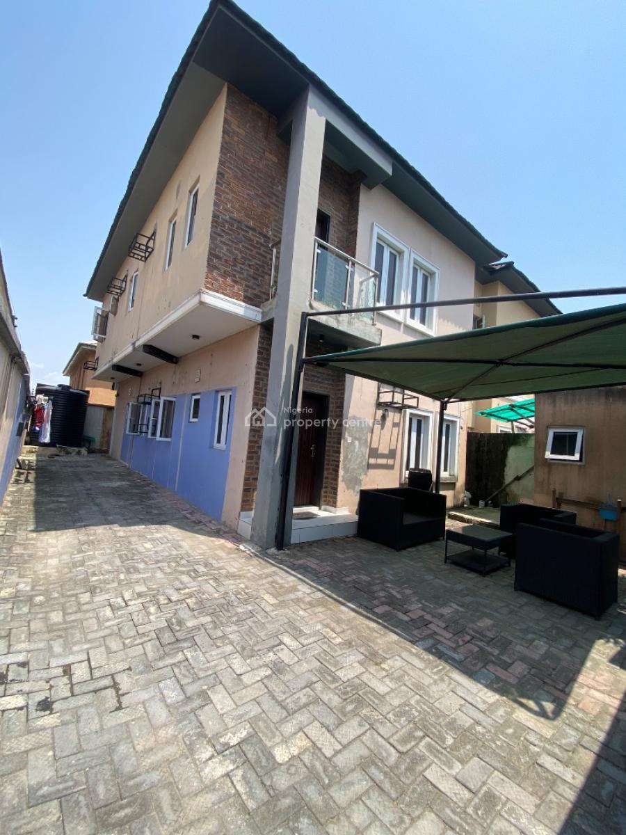 Discounted Solid 4 Bedroom Semi Detached Duplex with Bq & 4 Cars Space, Osapa, Lekki, Lagos, Semi-detached Duplex for Sale
