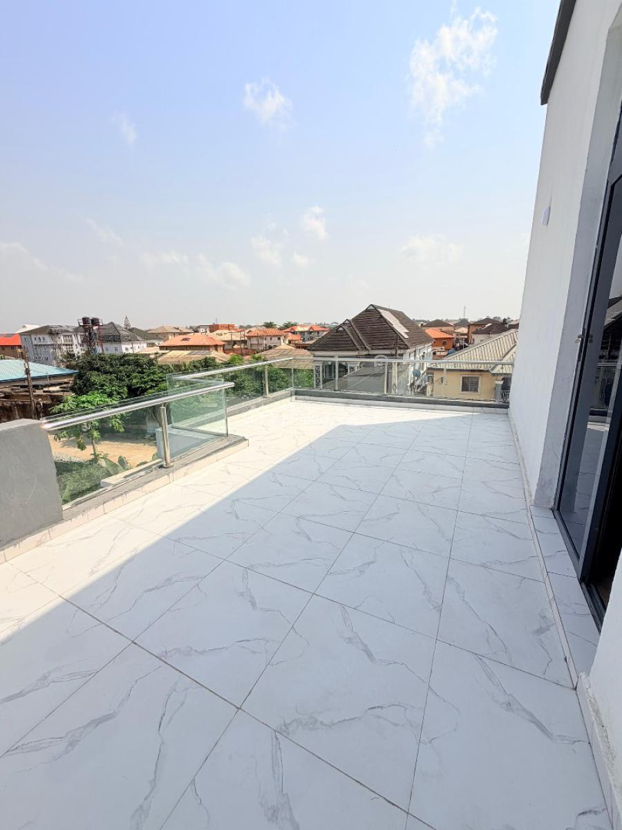 Newly Built 3 Bedroom Terraced Duplex with 2 Study and Communal Pool, Ikeja, Lagos, Terraced Duplex for Sale