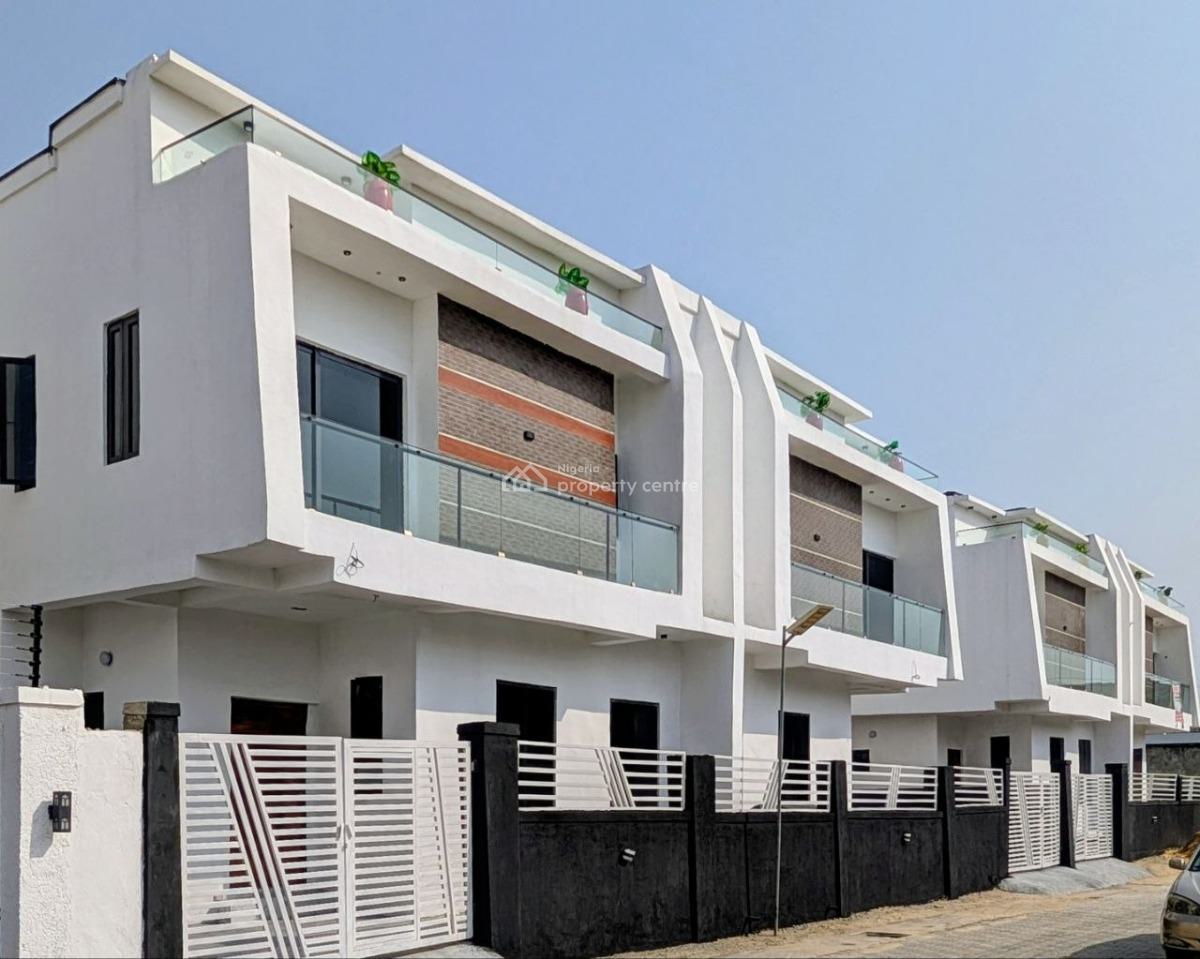4 Bed Semi Detached Duplex with Bq in a Gated Estate, Lekki Atlantic Gardens Estate, Abraham Adesanya, Ajah, Lagos, Semi-detached Duplex for Sale