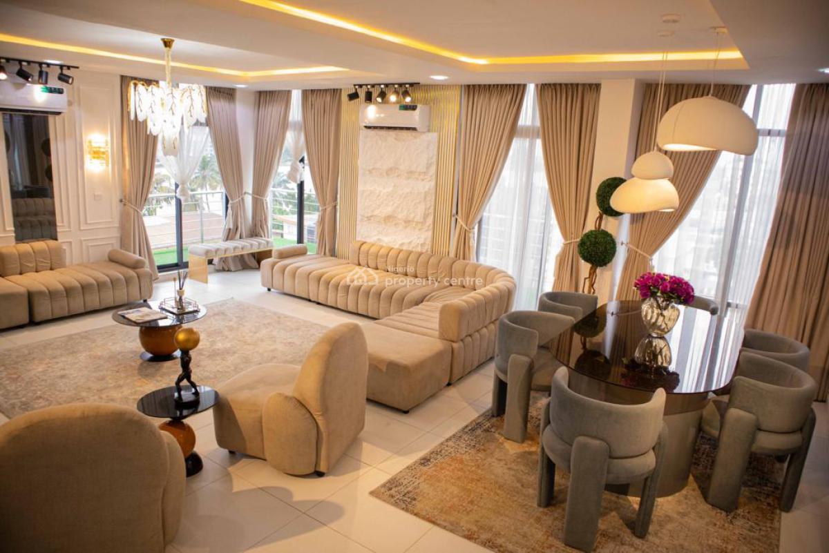 Sweet Furnished 3bedroom Apartment  with Water View and Pool, Off Raymond Njoku , Ikoyi Lago, Ikoyi, Lagos, Flat / Apartment for Rent