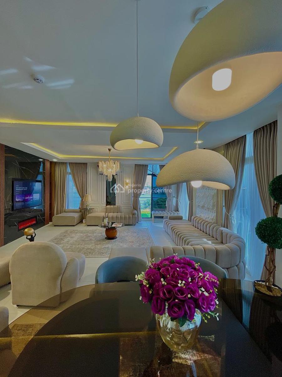 Sweet Furnished 3bedroom Apartment  with Water View and Pool, Off Raymond Njoku , Ikoyi Lago, Ikoyi, Lagos, Flat / Apartment for Rent