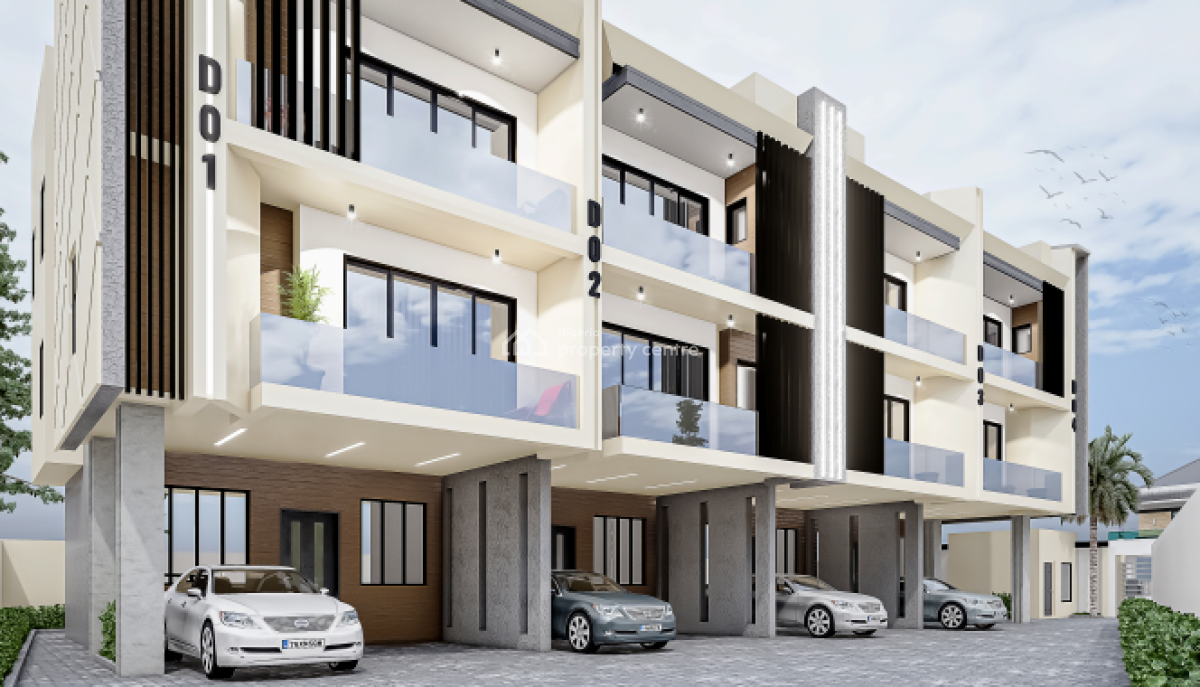 4 Bedroom Terrace Duplex with 2 Bq, Off Allen Avenue, Ikeja, Lagos, Terraced Duplex for Sale