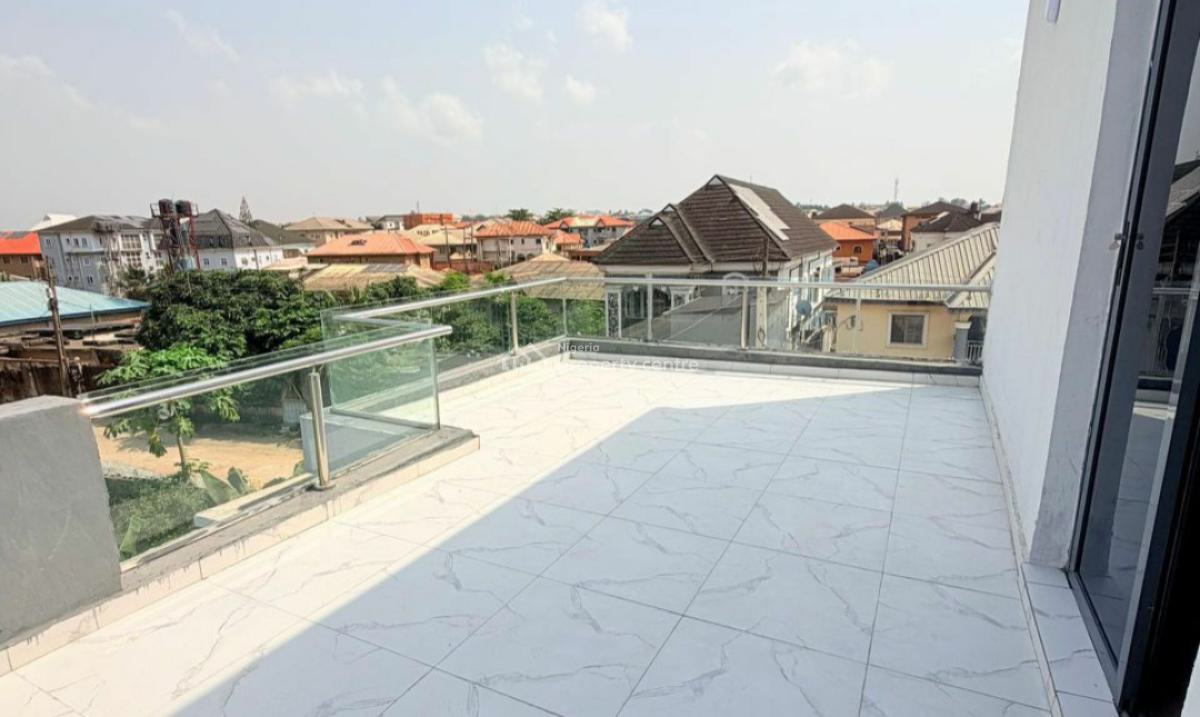3bedroom Terrace Duplex with a 2study Room, a Communal Pool, Ajao Estate Off Mmi Airport Road, Isolo, Lagos, Terraced Duplex for Sale