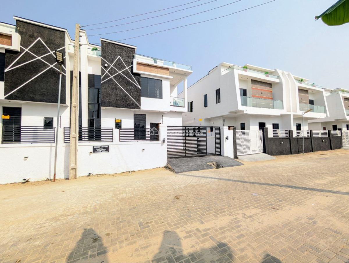 4 Bed Semi Detached Duplex with Bq - Governors Consent, Lekki Atlantic Gardens Estate, Abraham Adesanya, Ajah, Lagos, Semi-detached Duplex for Sale