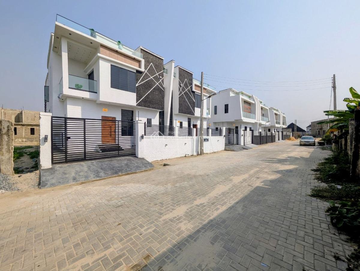 4 Bed Semi Detached Duplex with Bq - Governors Consent, Lekki Atlantic Gardens Estate, Abraham Adesanya, Ajah, Lagos, Semi-detached Duplex for Sale