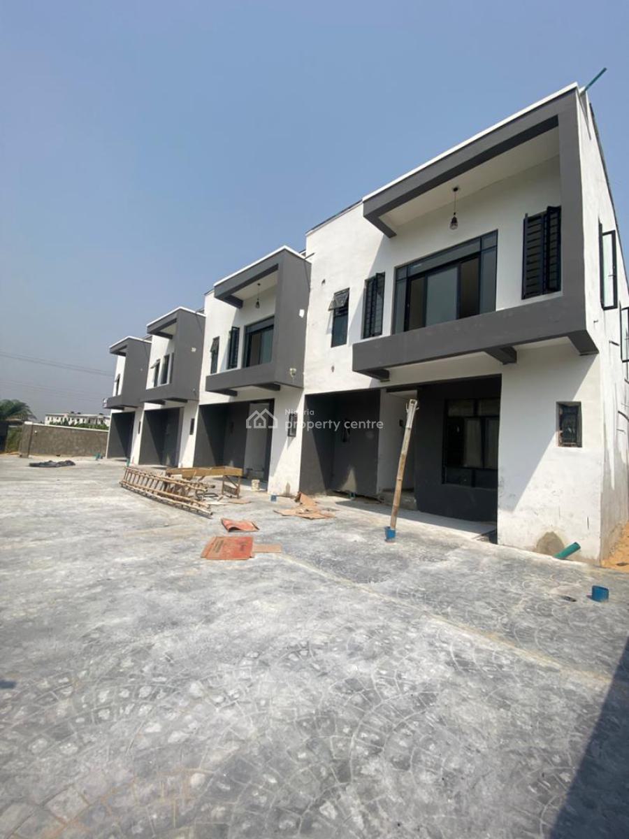 Tastefully Built 4 Bedroom Terrace Duplex with a Room Bq, Mobil Road, Ajah, Lagos, Terraced Duplex for Sale