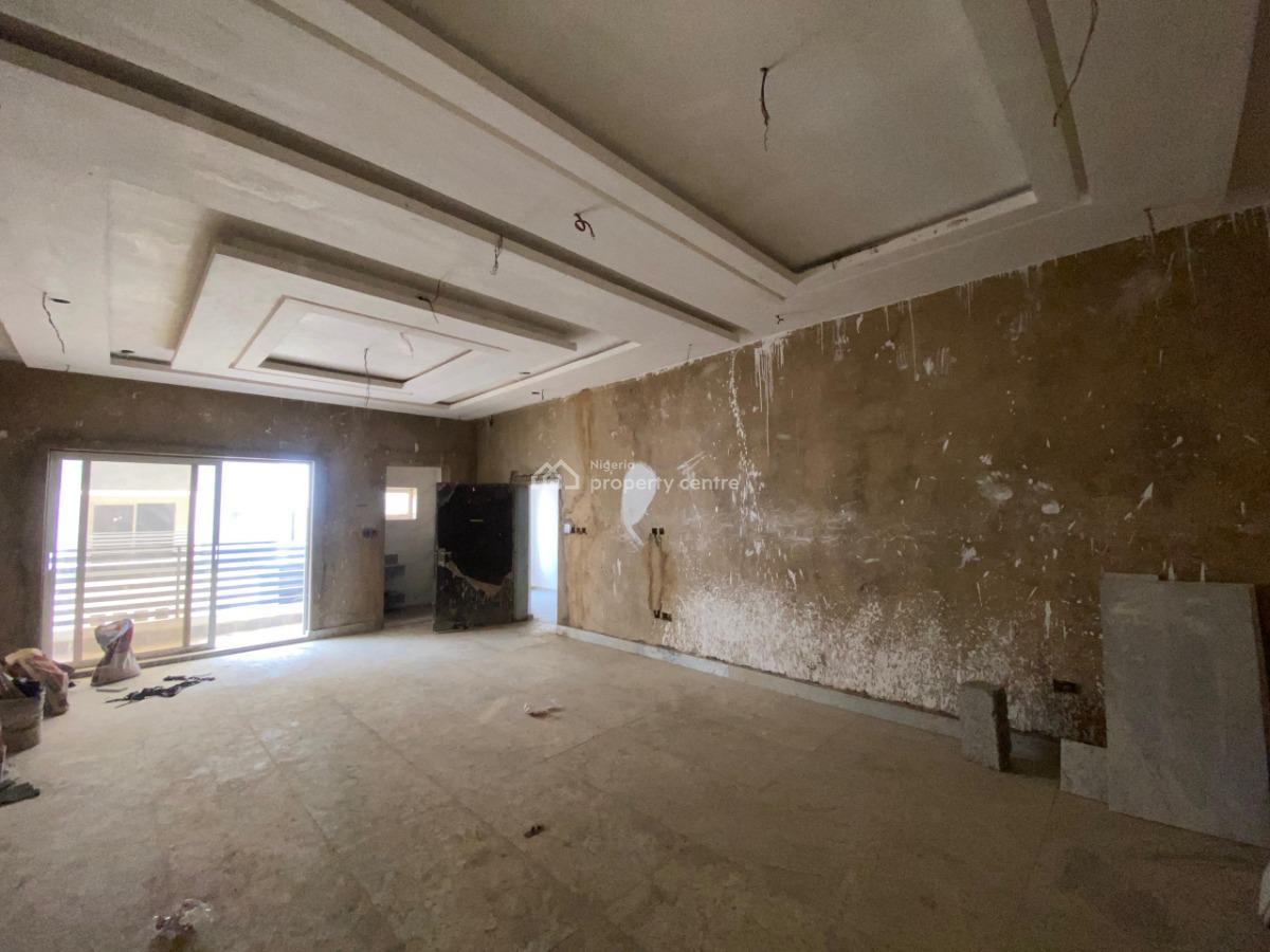 Newly-built 3 Bedroom Apartment with Bq (semi-finished), Wuye, Abuja, Flat / Apartment for Sale