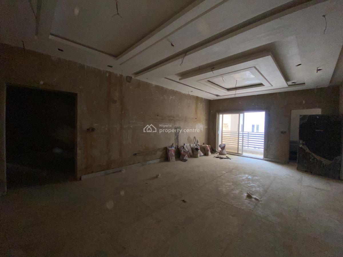 Newly-built 3 Bedroom Apartment with Bq (semi-finished), Wuye, Abuja, Flat / Apartment for Sale