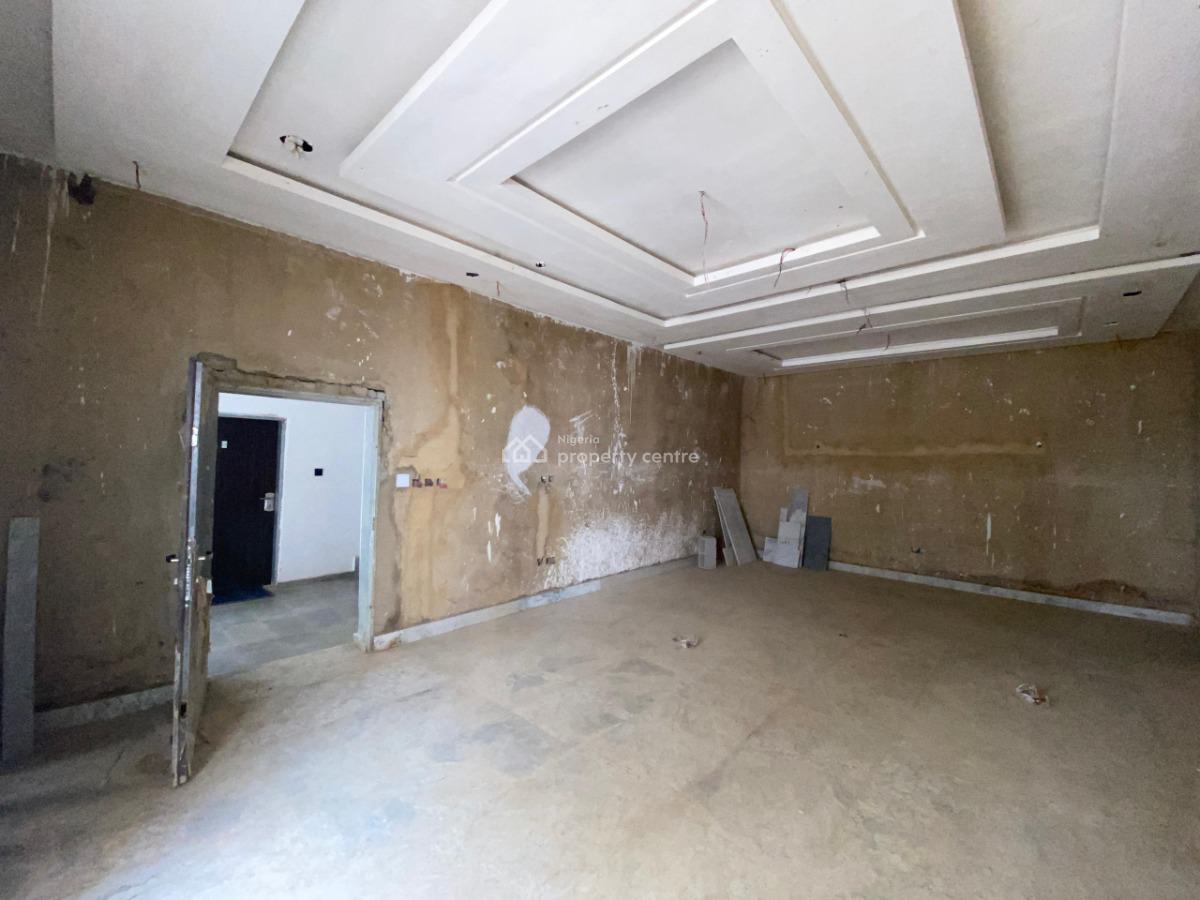 Newly-built 3 Bedroom Apartment with Bq (semi-finished), Wuye, Abuja, Flat / Apartment for Sale