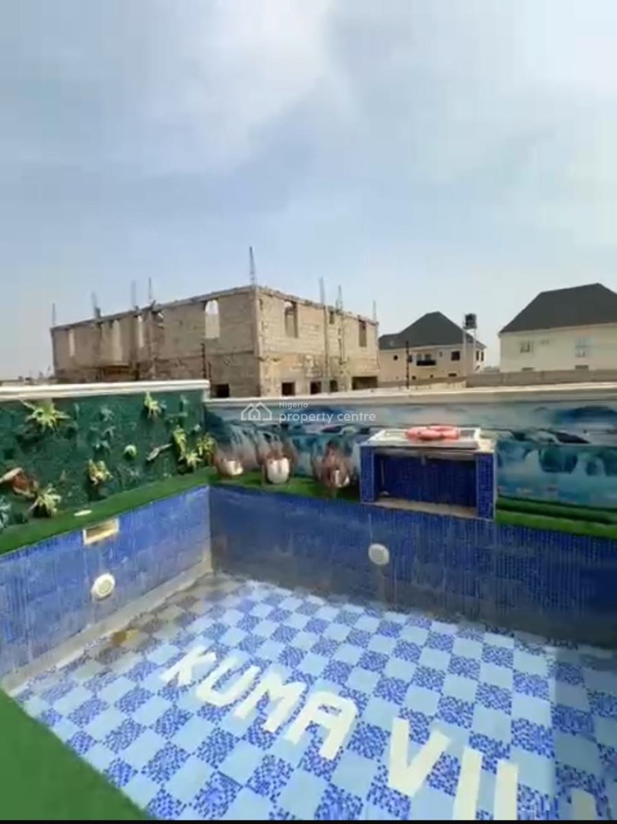 Fully Detached 4 Bedrooms Duplex with Self Contain Bq and Swimmin Pool, Airport Road, Behind Dunamis Glory Dome, Lugbe District, Abuja, Detached Duplex for Sale