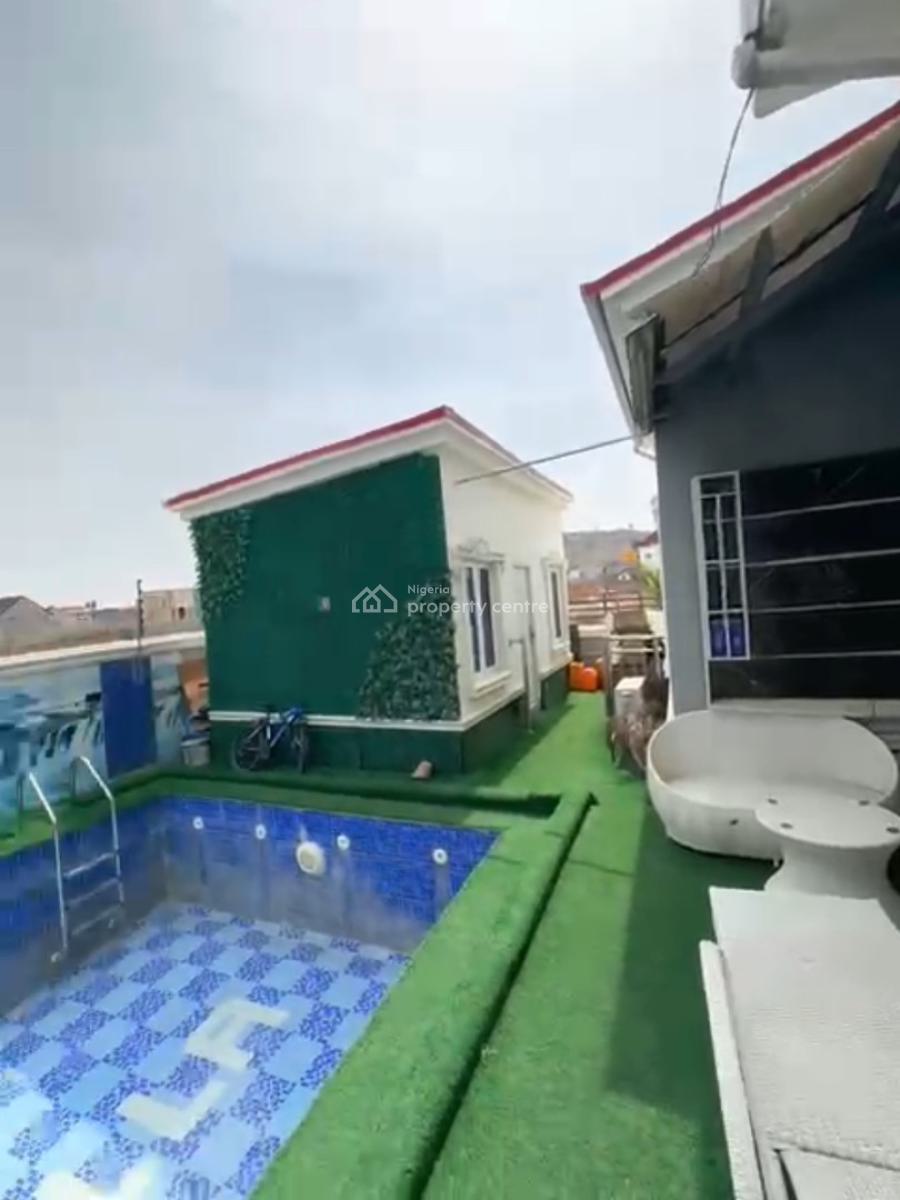 Fully Detached 4 Bedrooms Duplex with Self Contain Bq and Swimmin Pool, Airport Road, Behind Dunamis Glory Dome, Lugbe District, Abuja, Detached Duplex for Sale