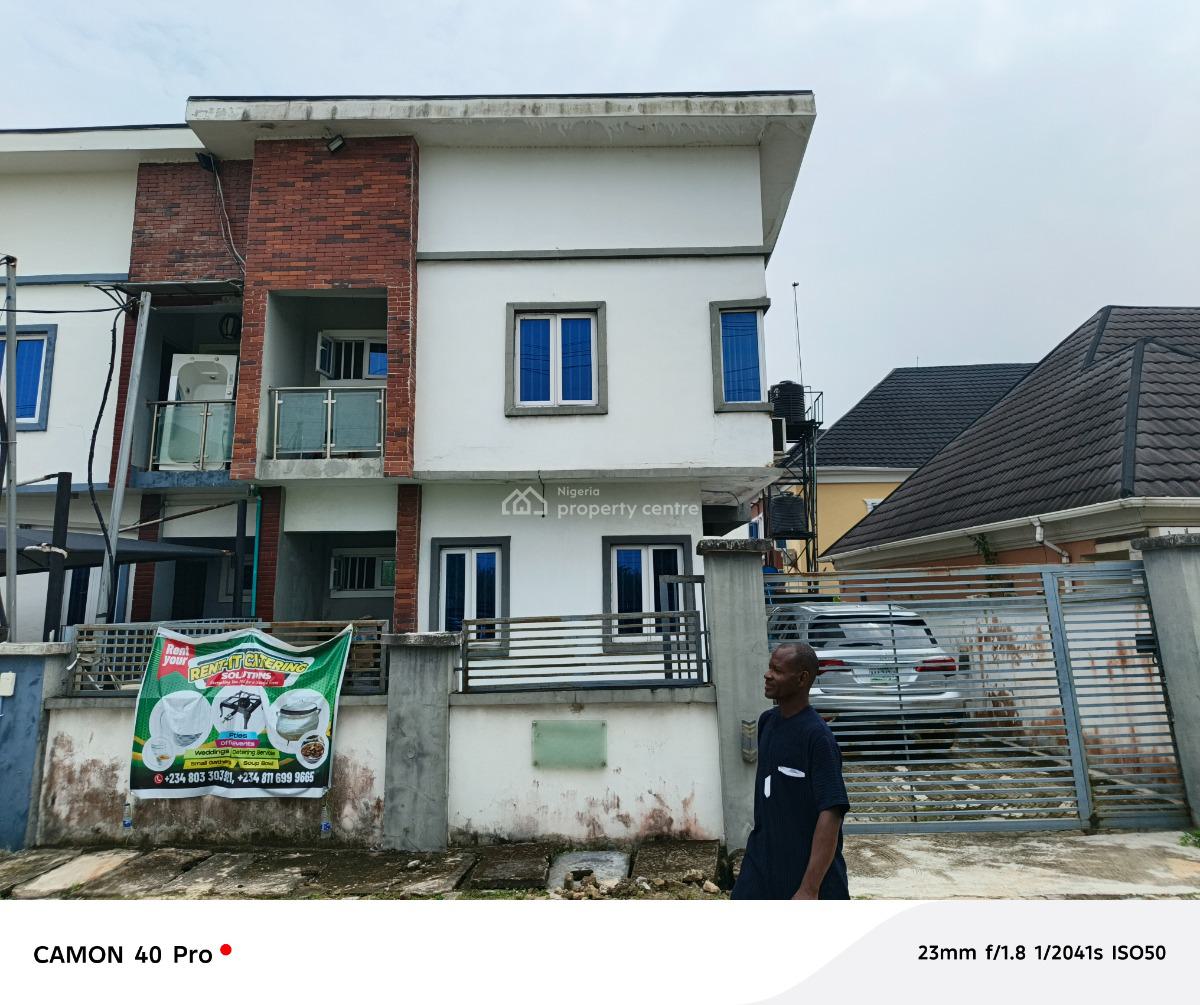 Top-nouch Semi-detached Duplex in a Serene and Secured Call to Access, Divine Homes Estate, Inside Thomas Estate, Ogombo, Ajah, Lagos, Detached Duplex for Sale