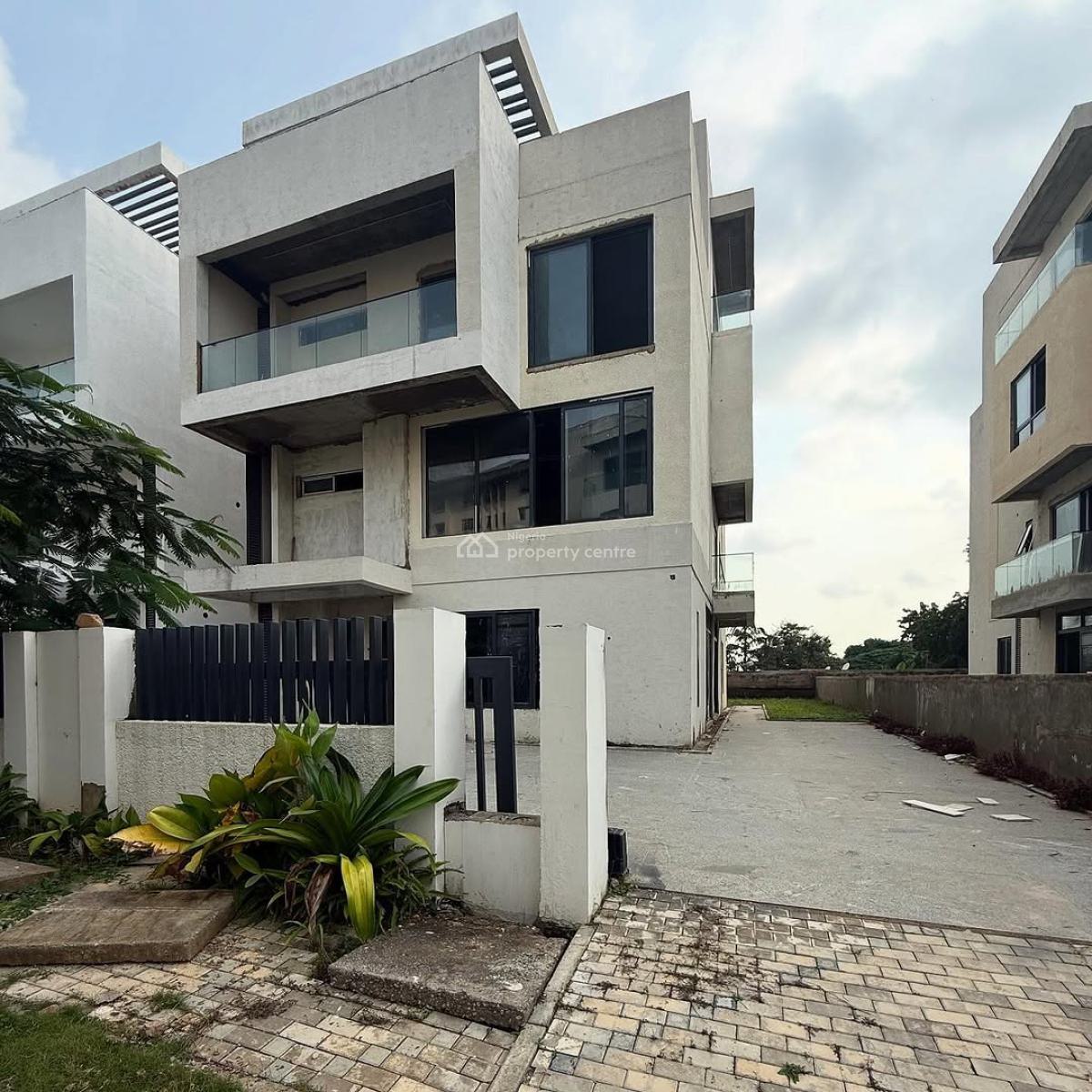 Semi Finished 6 Bedroom Fully Detached Duplex with Bq, Elevator Shaft, Maitama District, Abuja, Detached Duplex for Sale