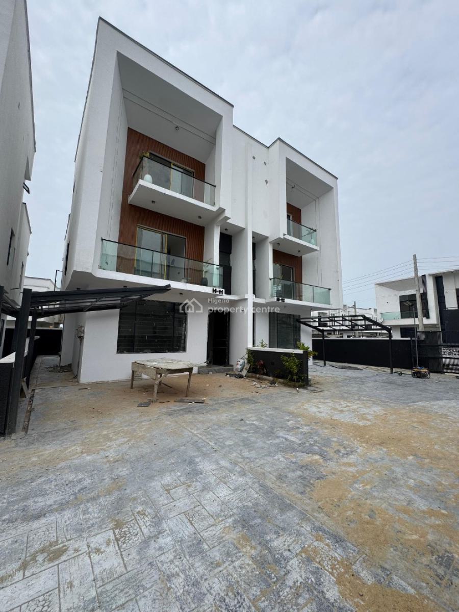 Est Value  4 Bedroom Semi Detached Duplex on 2 Floors+ Swimming Pool, Orchid, Lekki, Lagos, Semi-detached Duplex for Sale