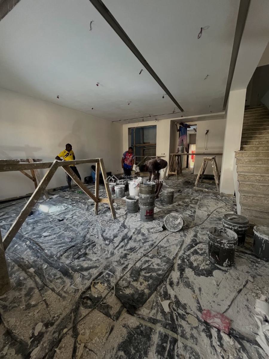 Newly Built 4 Bedroom Terrace Duplex with Bq, Off Bannex, Mabushi, Abuja, Terraced Duplex for Sale