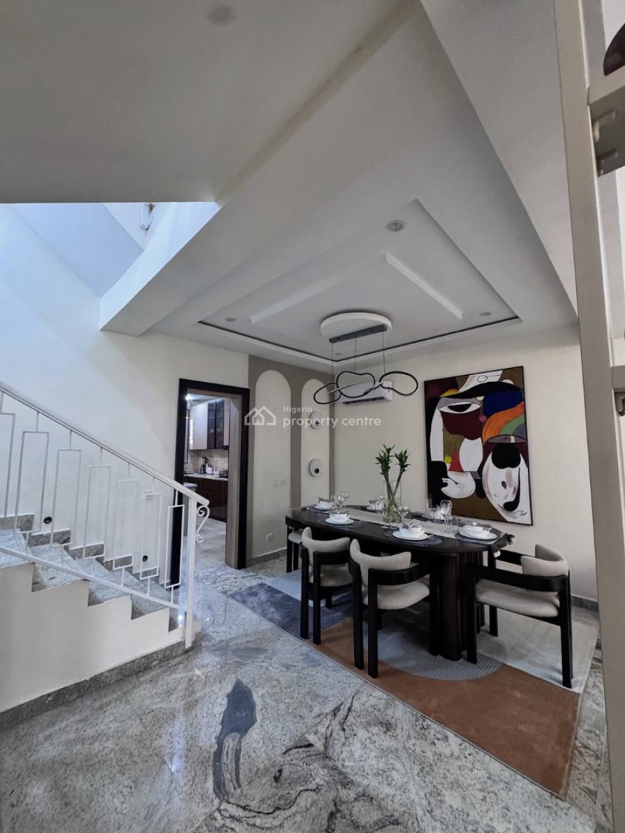 Smart Home Furnished 4 Bedroom Terrace Duplex with Bq, Inverter, Wuse 2, Abuja, Terraced Duplex for Sale