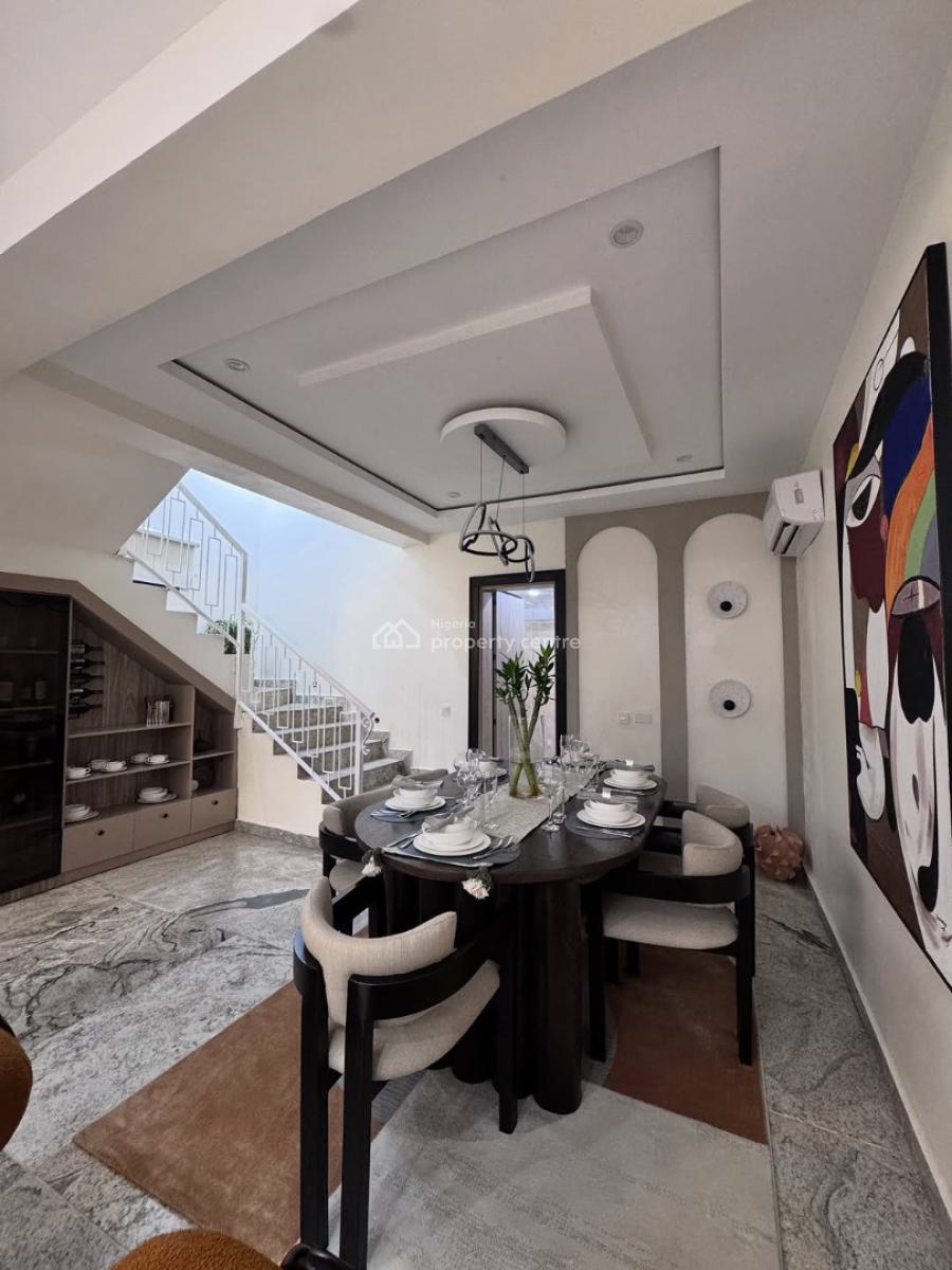 Smart Home Furnished 4 Bedroom Terrace Duplex with Bq, Inverter, Wuse 2, Abuja, Terraced Duplex for Sale