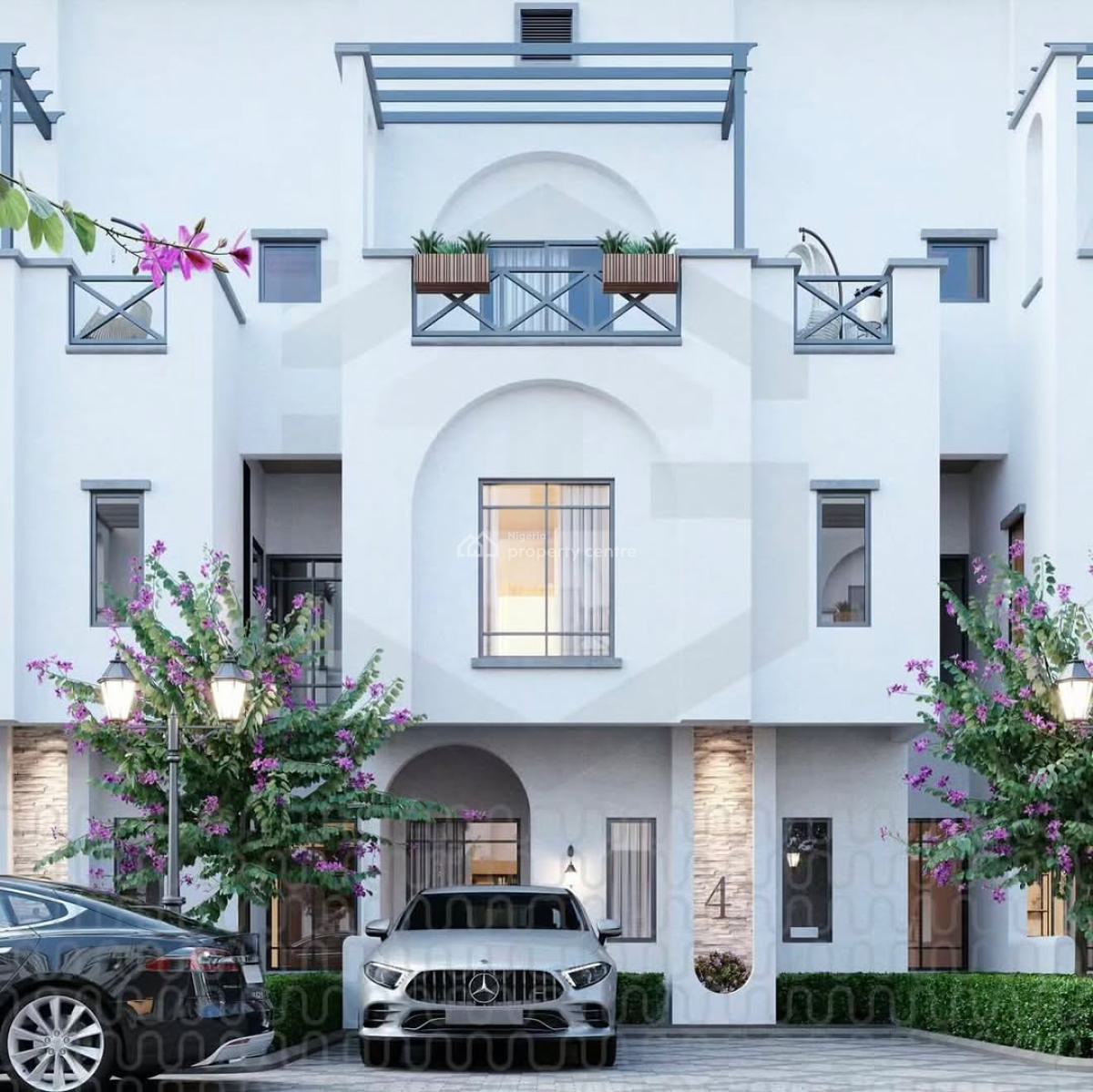 Semi Finished Spacious 5 Bedroom Terrace Duplex with Bq, Gudu, Abuja, Terraced Duplex for Sale