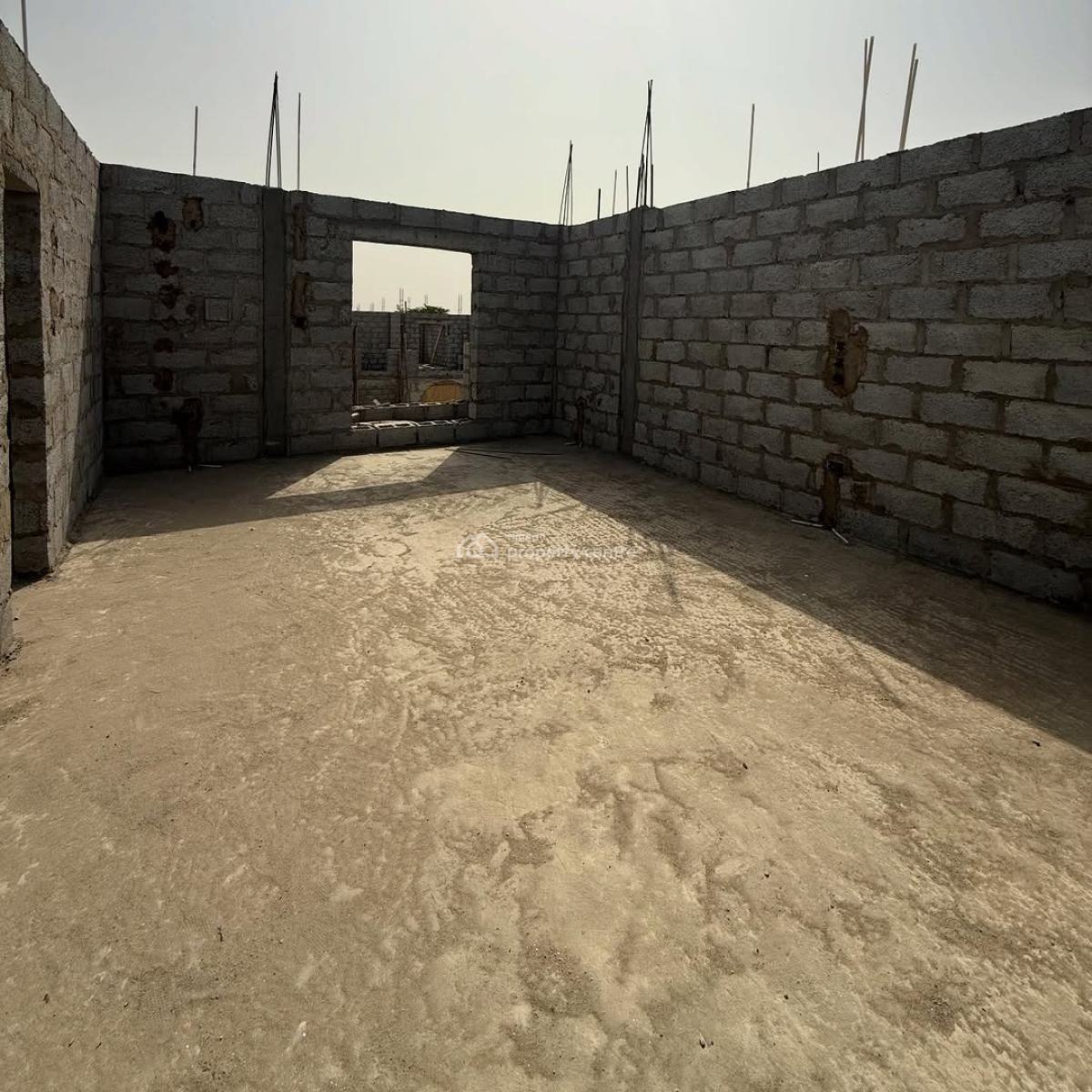 Semi Finished Spacious 5 Bedroom Terrace Duplex with Bq, Gudu, Abuja, Terraced Duplex for Sale