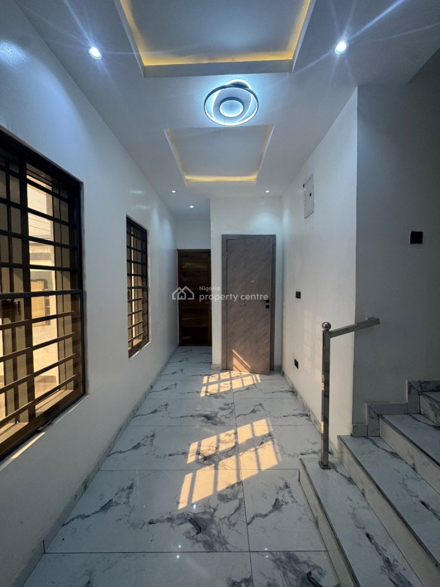 Newly Built 4 Bedroom Terrace Duplex with a Bq in a Well Secured Estate, Lekki Phase 1, Lekki, Lagos, Terraced Duplex for Sale