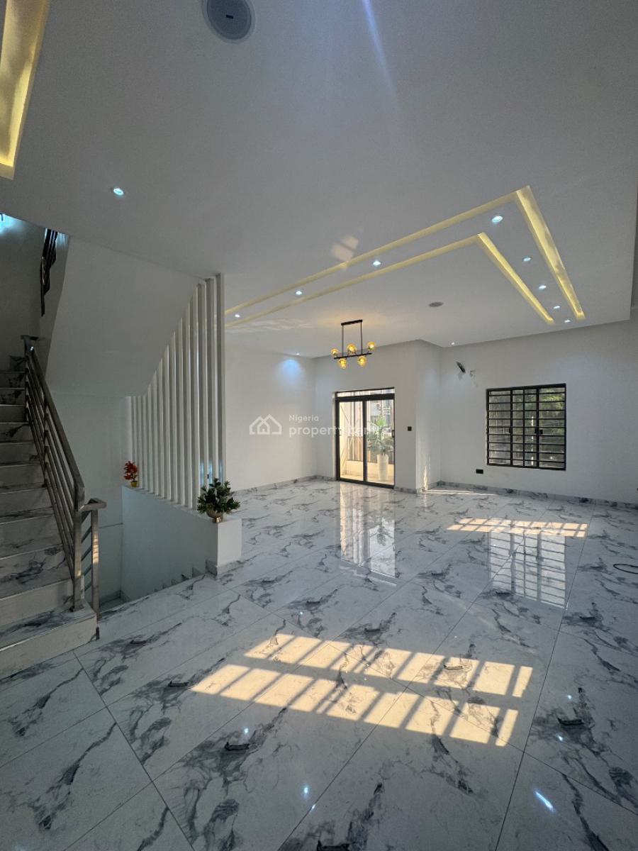 Newly Built 4 Bedroom Terrace Duplex with a Bq in a Well Secured Estate, Lekki Phase 1, Lekki, Lagos, Terraced Duplex for Sale