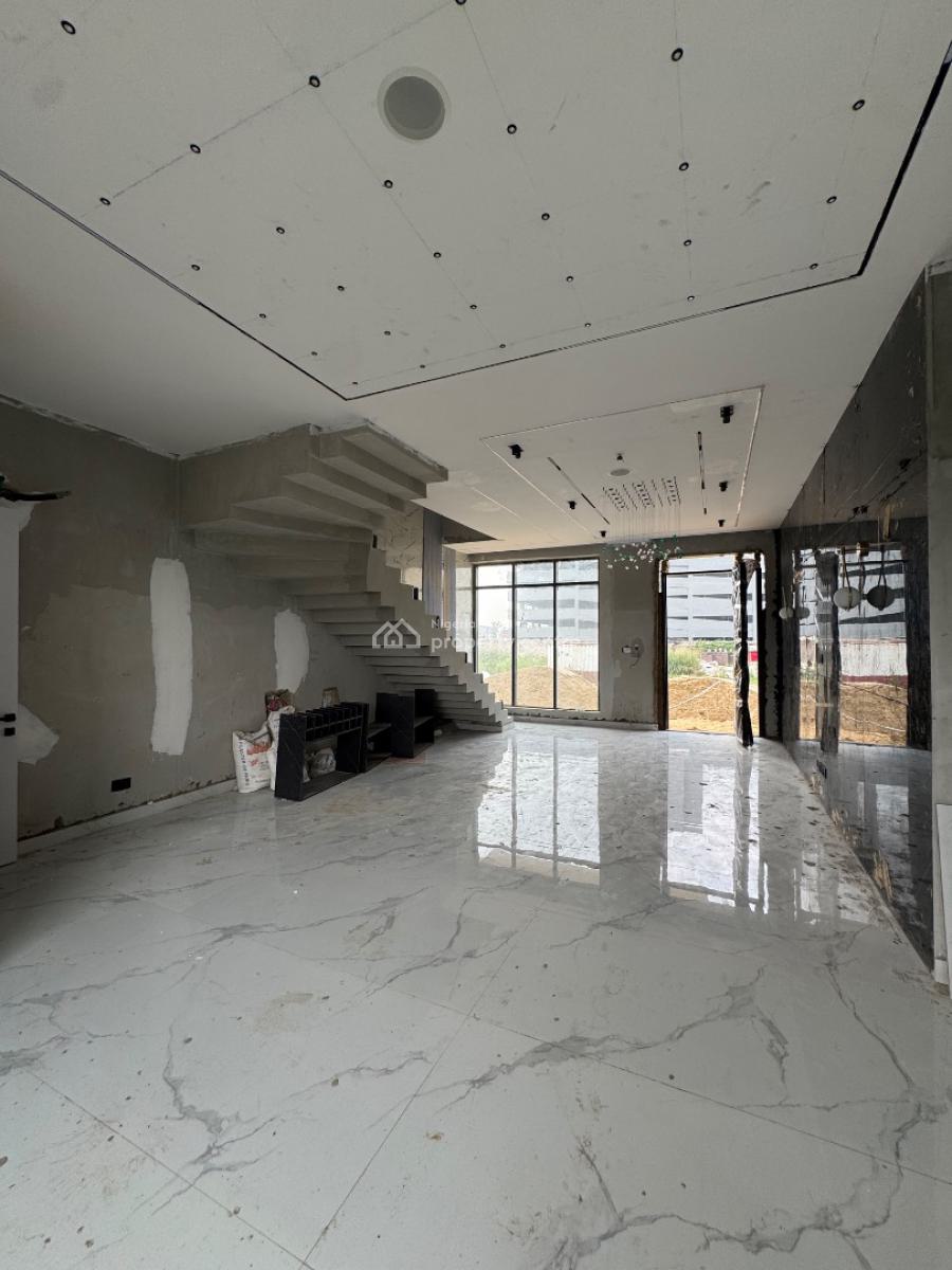 Newly Built 5 Bedroom Terraced Duplex with a Bq and a Pool in an Estate, Lekki Phase 1, Lekki, Lagos, Terraced Duplex for Sale