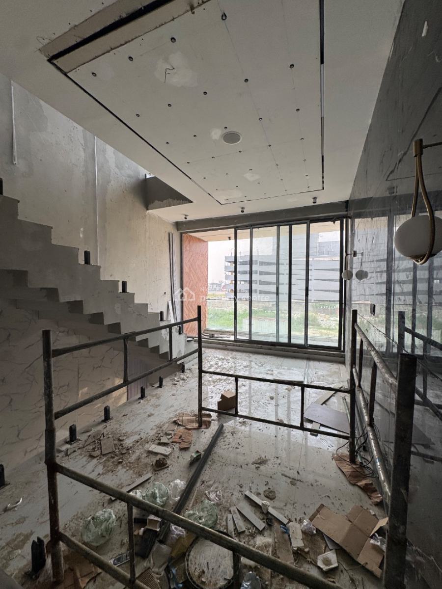 Newly Built 5 Bedroom Terraced Duplex with a Bq and a Pool in an Estate, Lekki Phase 1, Lekki, Lagos, Terraced Duplex for Sale