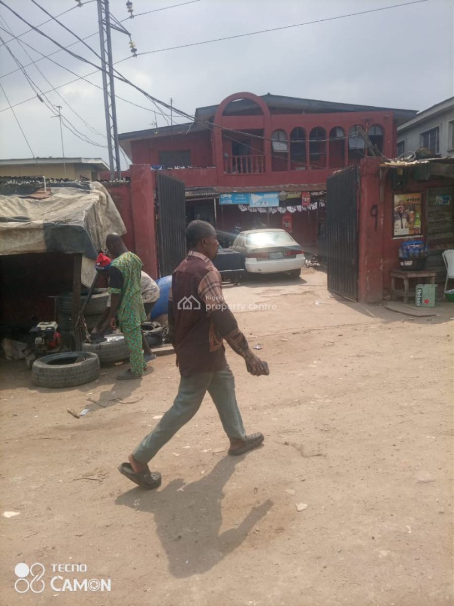 Old House But Well Maintained 4flat at Ladipo Lagos, Ladipo, Mushin, Lagos, Block of Flats for Sale