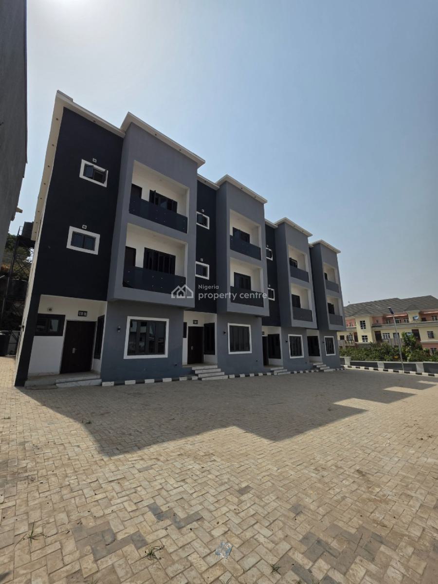 Affordable 4 Bedroom Terrace Duplex with Bq, Guzape District, Abuja, Terraced Duplex for Sale