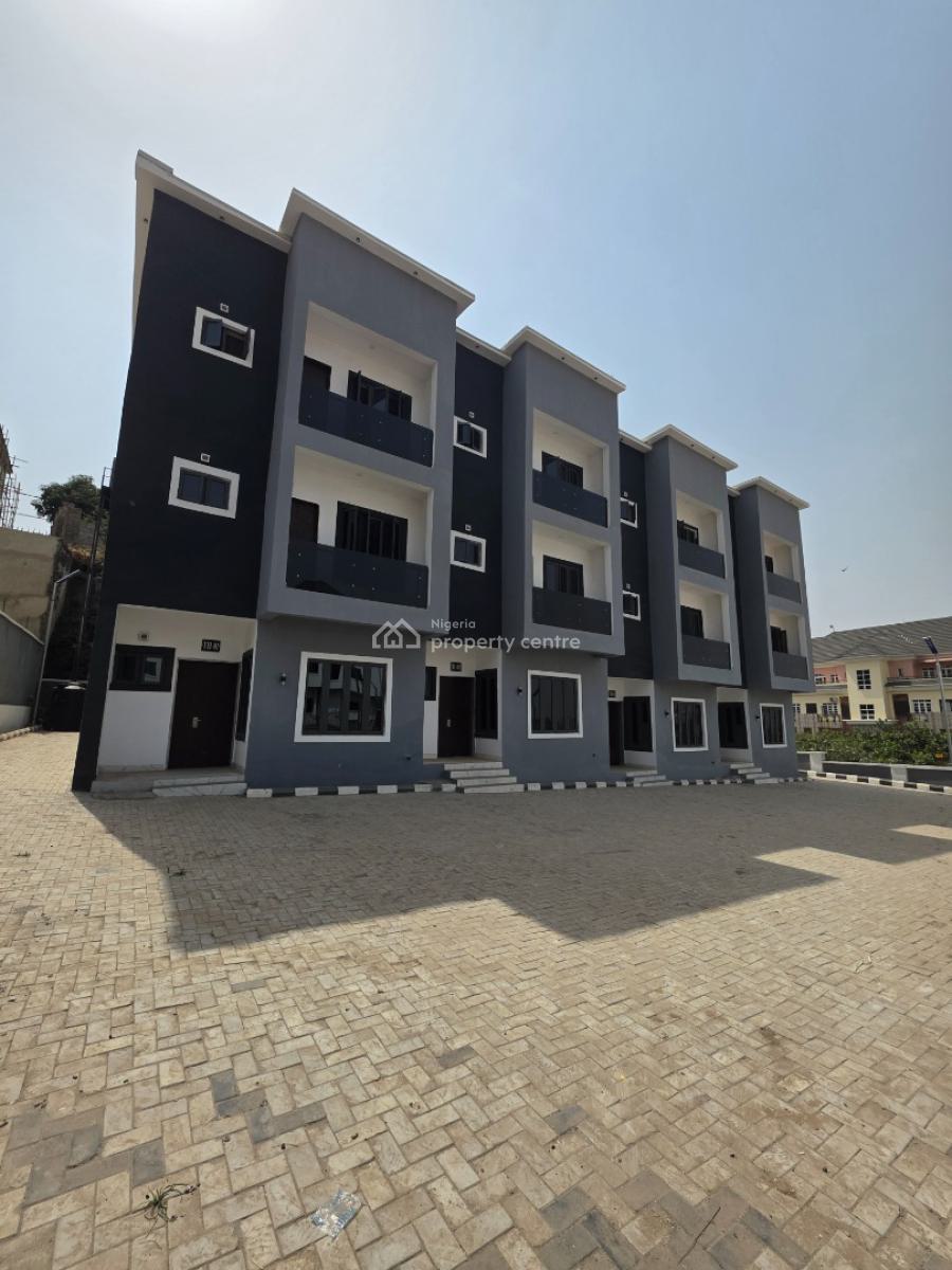 Affordable 4 Bedroom Terrace Duplex with Bq, Guzape District, Abuja, Terraced Duplex for Sale
