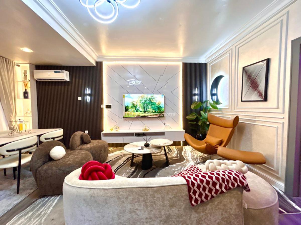 Cozy Two Bedroom City View Apartment with 2 Balconies, Ps5, Swimming Pool, Lekki Phase 1, Lekki, Lagos, Flat / Apartment Short Let