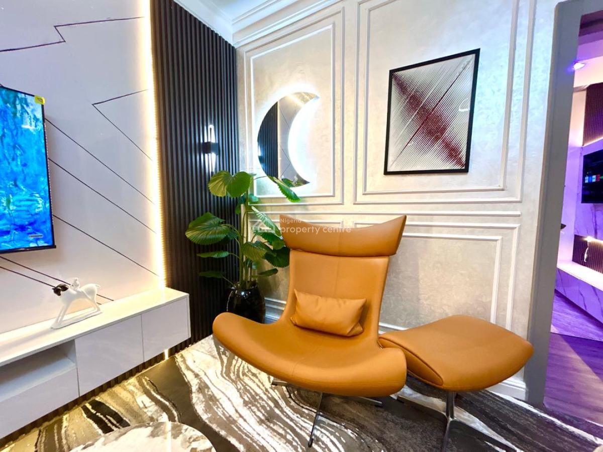 Cozy Two Bedroom City View Apartment with 2 Balconies, Ps5, Swimming Pool, Lekki Phase 1, Lekki, Lagos, Flat / Apartment Short Let