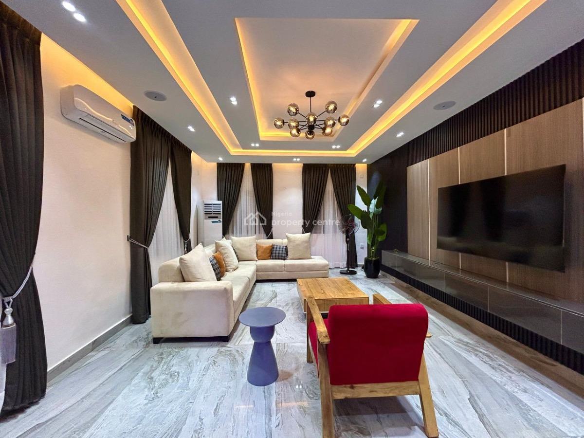Luxury 3 Bedrooms Semi-detached Duplex with a Private Cinema, Snooker, Lekki Phase 1, Lekki, Lagos, Flat / Apartment Short Let