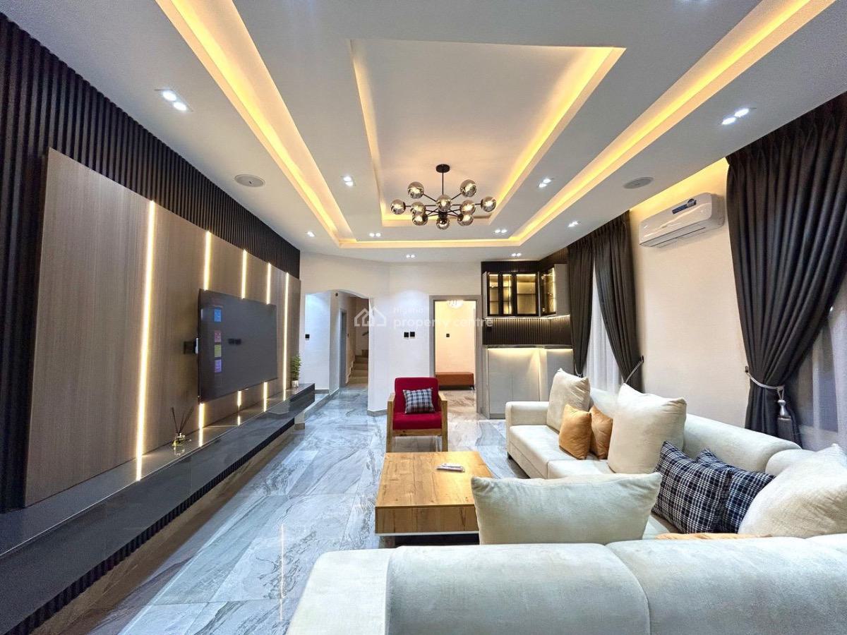 Luxury 3 Bedrooms Semi-detached Duplex with a Private Cinema, Snooker, Lekki Phase 1, Lekki, Lagos, Flat / Apartment Short Let