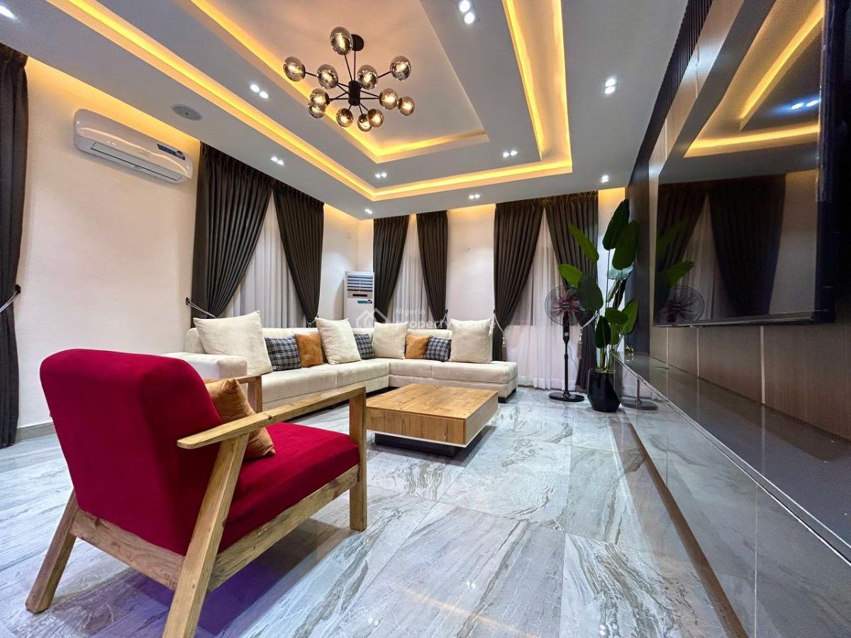 Luxury 3 Bedrooms Semi-detached Duplex with a Private Cinema, Snooker, Lekki Phase 1, Lekki, Lagos, Flat / Apartment Short Let