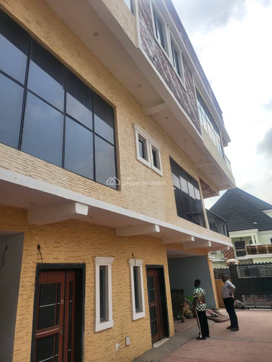 Newly Built 5 Bedroom Terrace House, Victoria Estate/ Okota, Ago Palace, Isolo, Lagos, Terraced Duplex for Sale