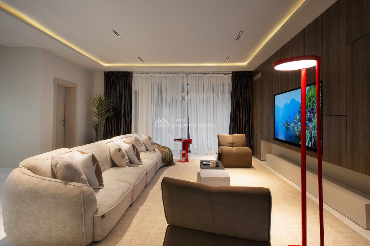 Luxury 2 Bedroom Apartment with Ps5, Private Cinema & 2 Balconies, Lekki Phase 1, Lekki, Lagos, Flat / Apartment Short Let