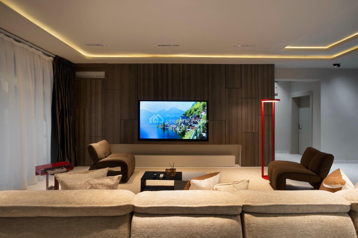 Luxury 2 Bedroom Apartment with Ps5, Private Cinema & 2 Balconies, Lekki Phase 1, Lekki, Lagos, Flat / Apartment Short Let