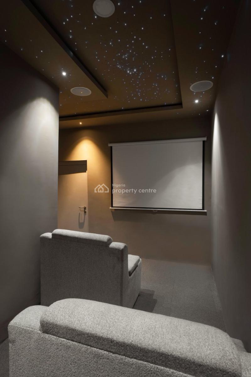 Luxury 2 Bedroom Apartment with Ps5, Private Cinema & 2 Balconies, Lekki Phase 1, Lekki, Lagos, Flat / Apartment Short Let