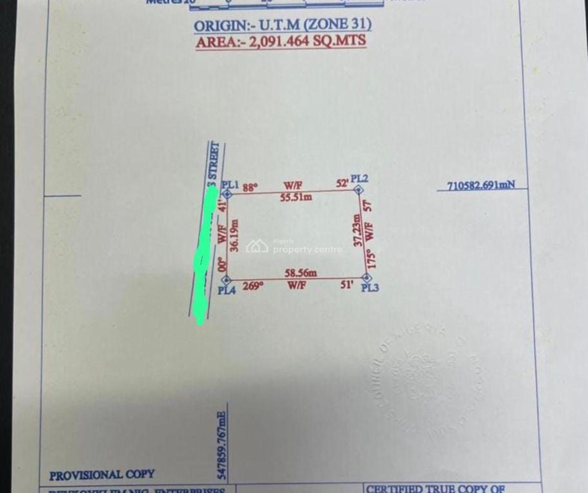 Prime Land, Off Ajose Adeogun Street, Victoria Island (vi), Lagos, Mixed-use Land for Sale