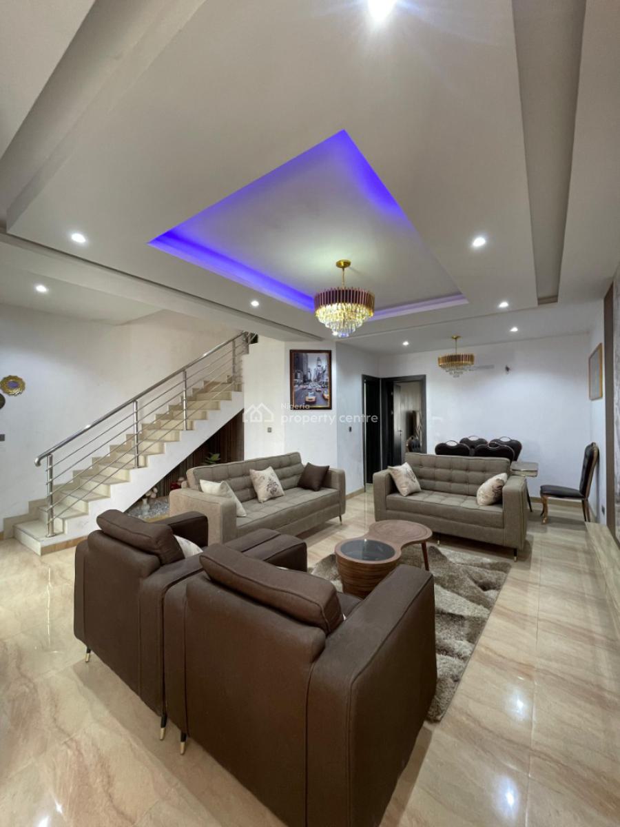 Morden 4 Bedroom Maisonette with Communal Pool, Gym, Children Playcourt, Surulere, Lagos, Terraced Duplex for Sale