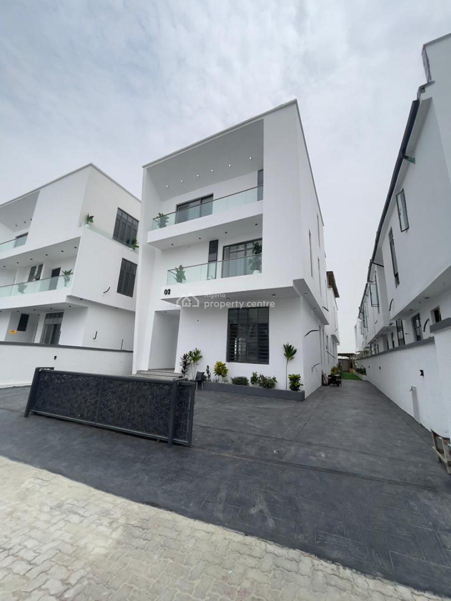 5 Bedroom Smart Home with Cinema, Swimming Pool, Rooftop Terrace and Bq, Chevron, Lekki, Lagos, Detached Duplex for Sale