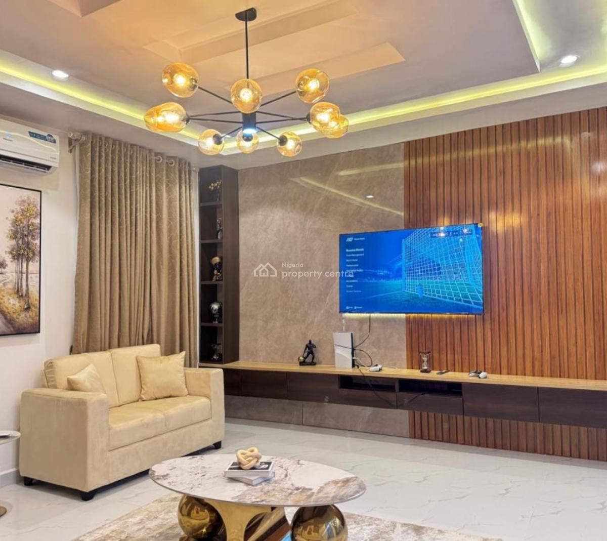 6 Months Fully Furnished 5 Bedroom Duplex with Bq, Ikota, Lekki, Lagos, Detached Duplex for Rent