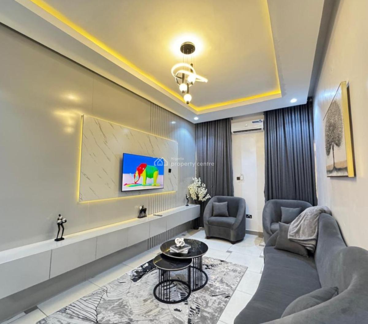 6 Months Fully Furnished 5 Bedroom Duplex with Bq, Ikota, Lekki, Lagos, Detached Duplex for Rent