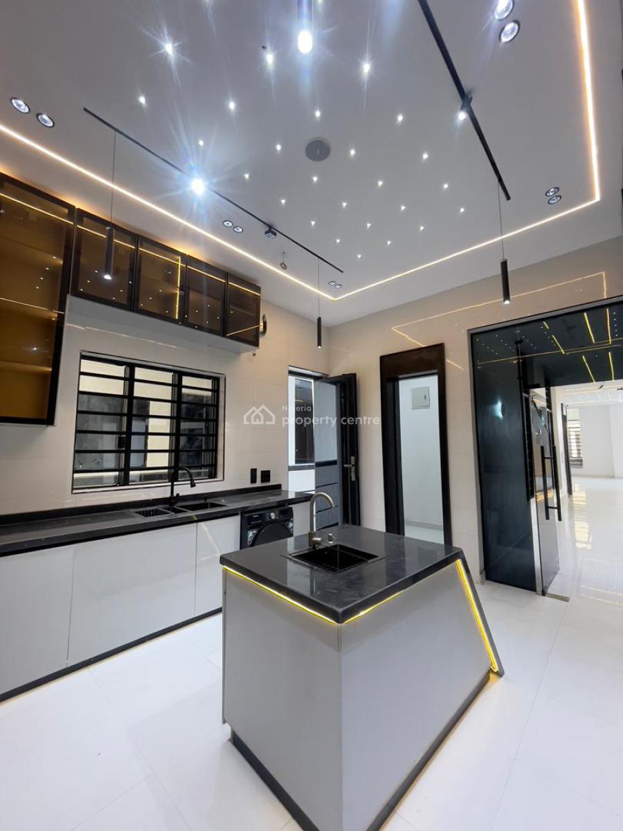 Luxury 5 Bedroom Fully Detached Duplex with Swimming Pool and Bq, Chevron, Lekki, Lagos, Detached Duplex for Sale
