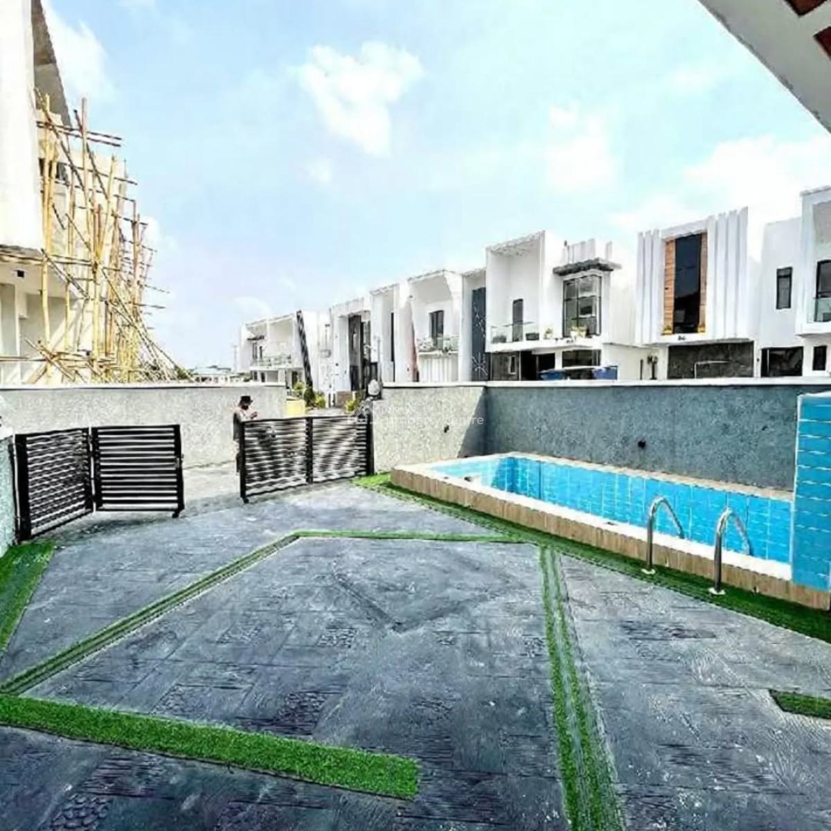 Luxurious 4 Bedroom with Swimming Pool, Chevron, Lekki Phase 1, Lekki, Lagos, Semi-detached Duplex for Sale