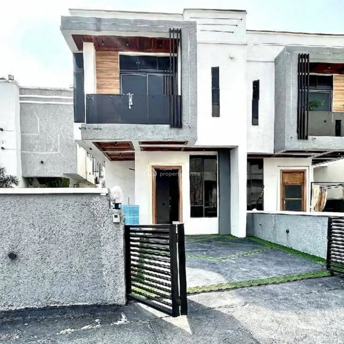 Luxurious 4 Bedroom with Swimming Pool, Chevron, Lekki Phase 1, Lekki, Lagos, Semi-detached Duplex for Sale