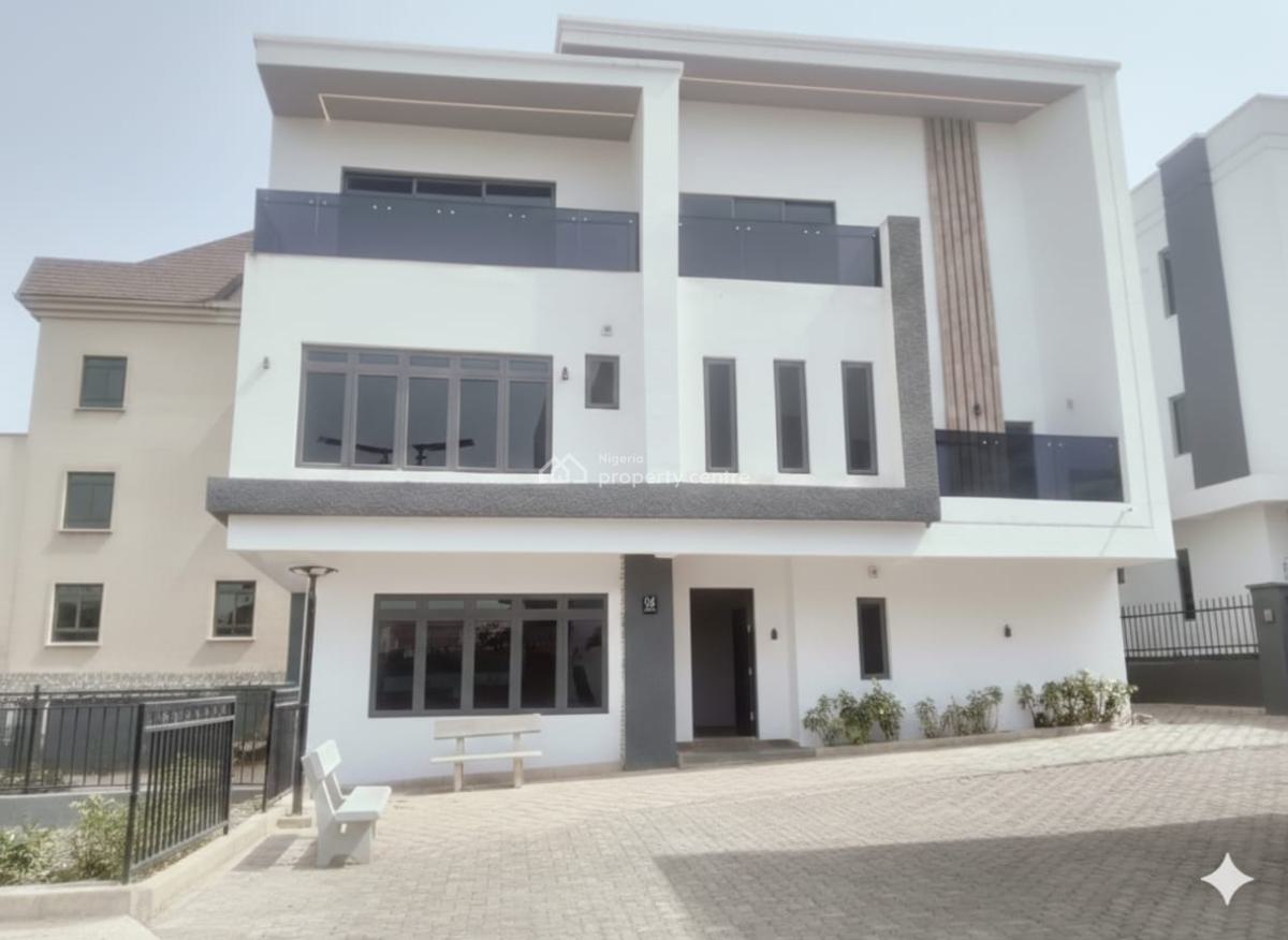 Sharp 5 Bedroom Fully Detached Duplex, Guzape District, Abuja, Detached Duplex for Rent